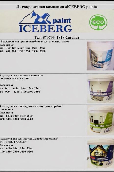 Водоэмульсионные краски.