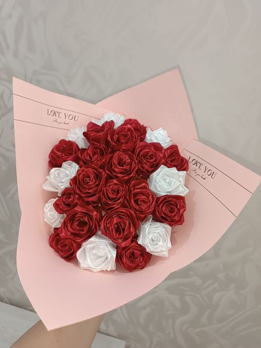 Продам букеты из атласной ленты