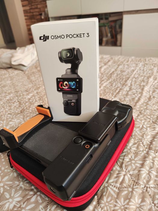 DJI Osmo Pocket 3 с много аксесоари и оставаща гаранция
