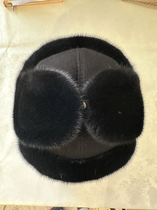 Шапка норковая ушанка