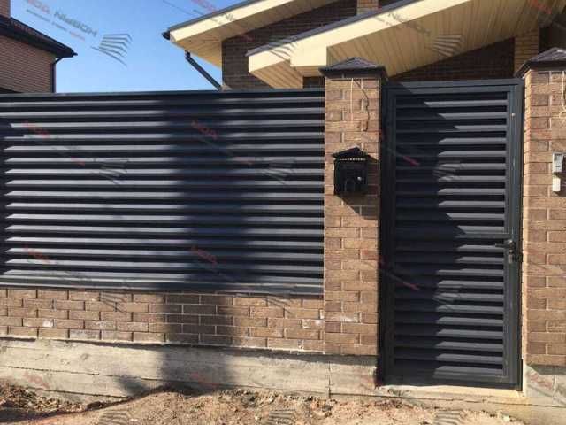 Забор жалюзи еврозабор