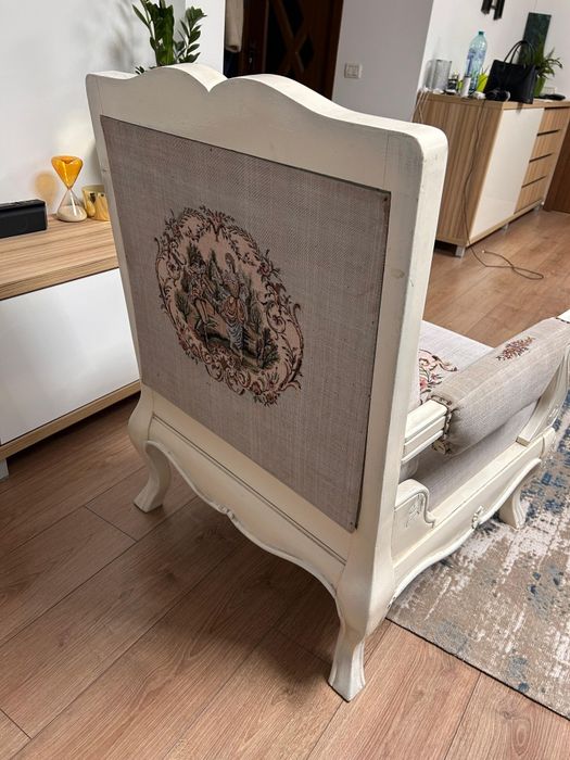 Fotoliu din lemn masiv