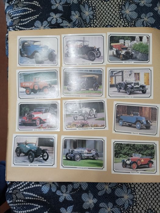 Набор открыток Ретро-автомобили, СССР