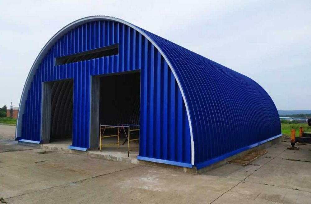 Ангар без каркасный
