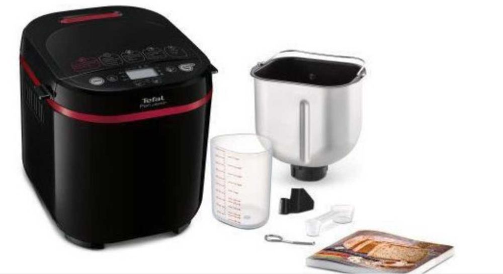 Masina de paine Tefal PF220838, 700 W, 1000 g, 17 programe, Negru