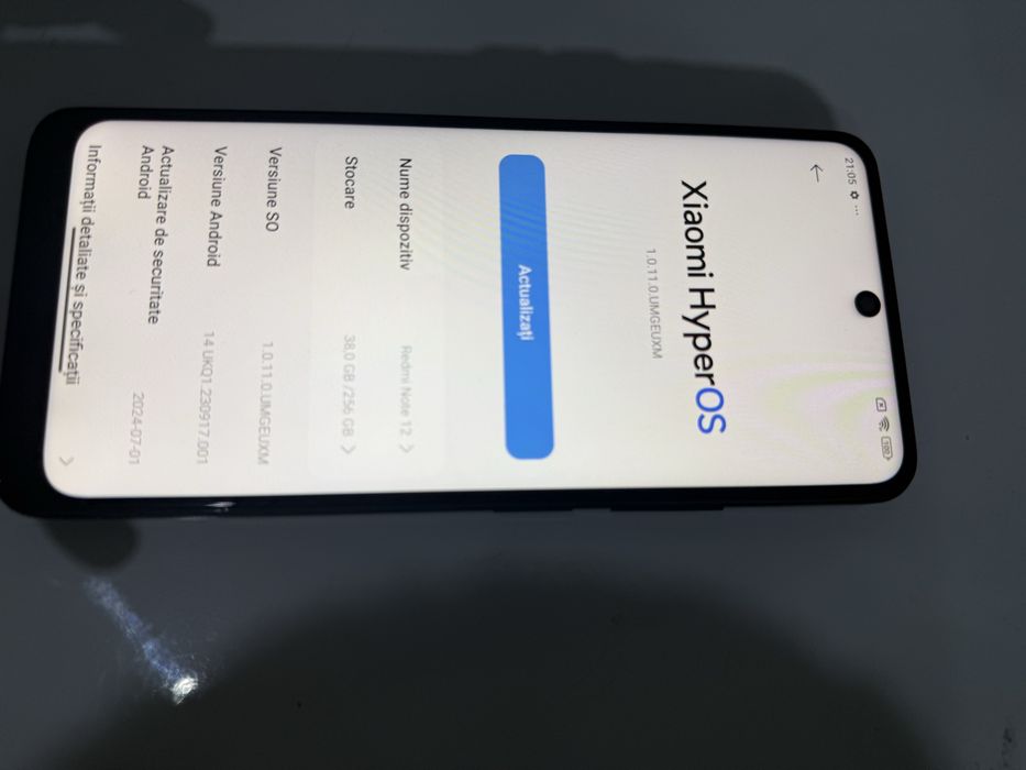 Xiaomi Redmi Note 12 4G, 8GB RAM, 256GB, stare foarte bună.