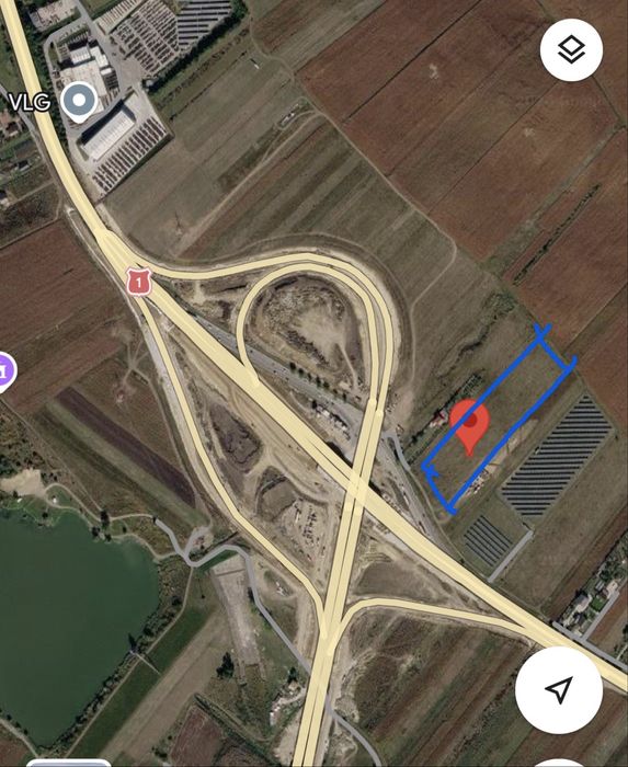 Vand/schimb teren pentru hala / hale in Tureni exact langa Drumul Expres cu acces la drumul principal
