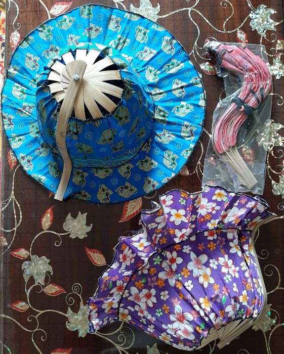 Веер+Шляпа от солнца! Два в одном!