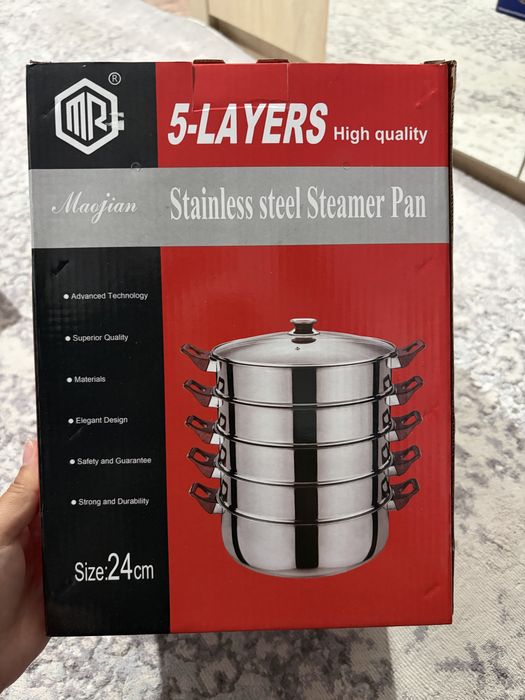 Мантоварка 4 л, 5 layers