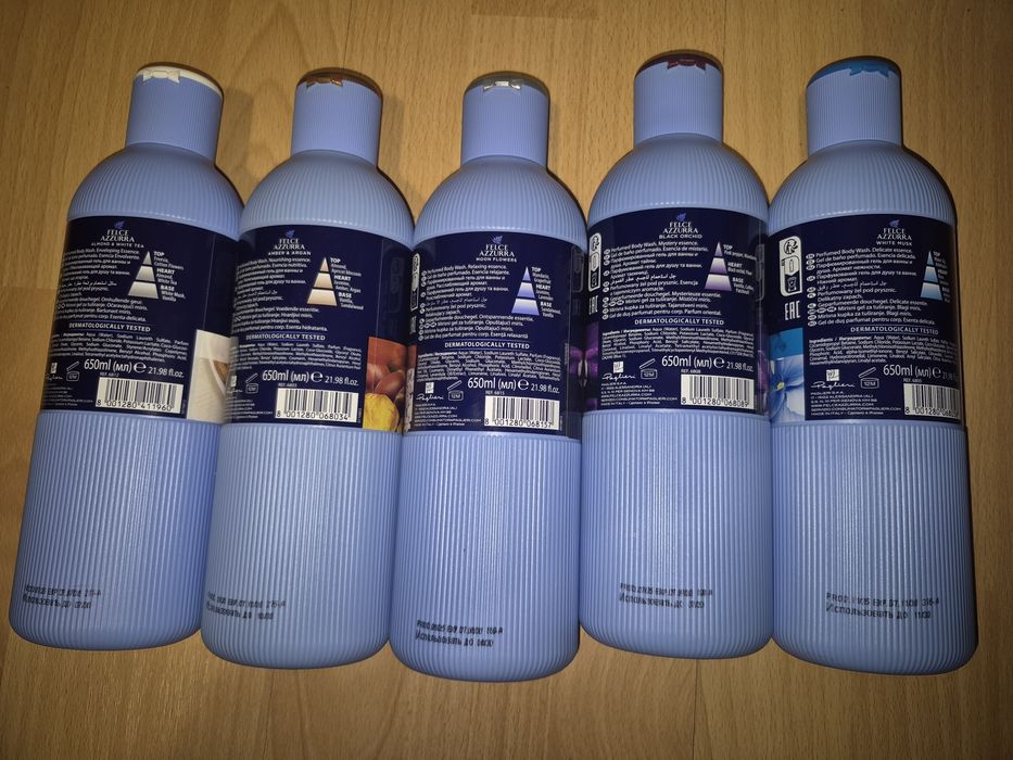 Set de geluri de dus Felce Azzura noi