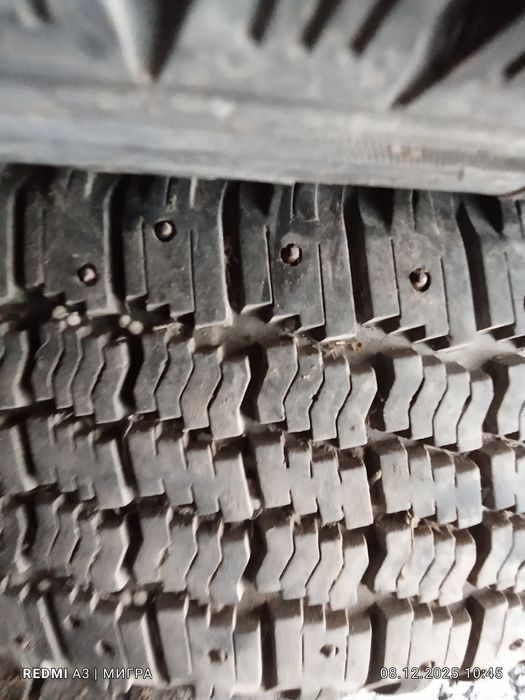 Резина зимняя шипованая