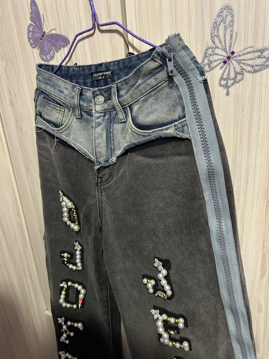 Дамски дънки на марката djofra носени 2,3 пъти