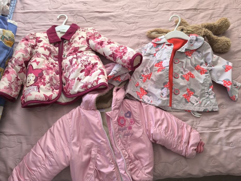 Якета за момиче 86см и 9-12 месеца