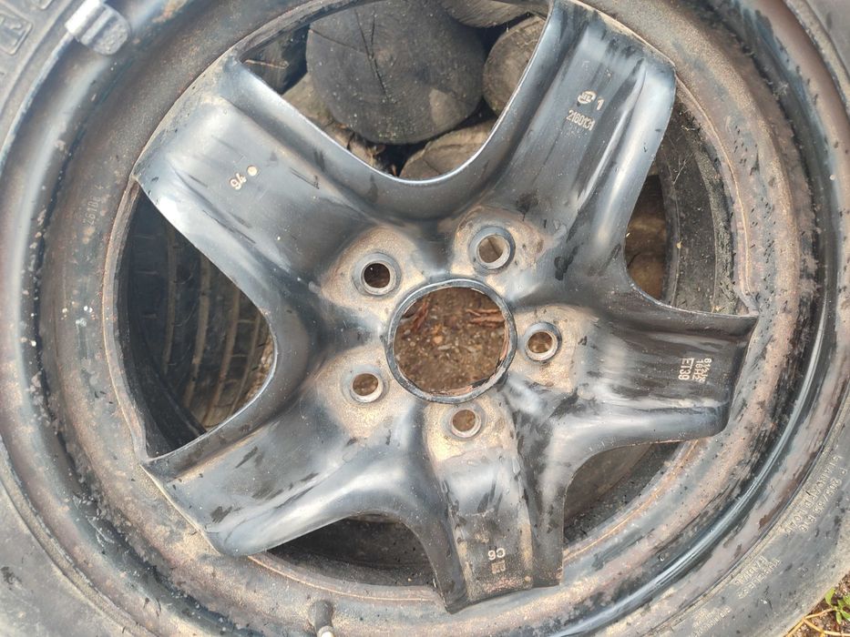 Джанти с подарък гуми  от Опел са свалени 5x110