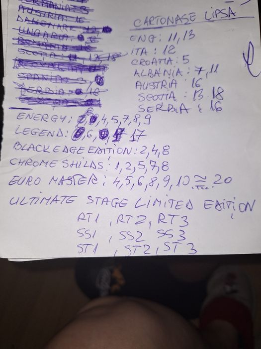 Schimb cartonase UEFA euro 2024