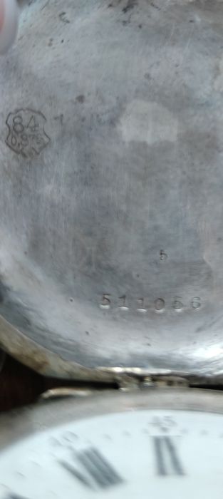 Карманные часы серебро 84 проба