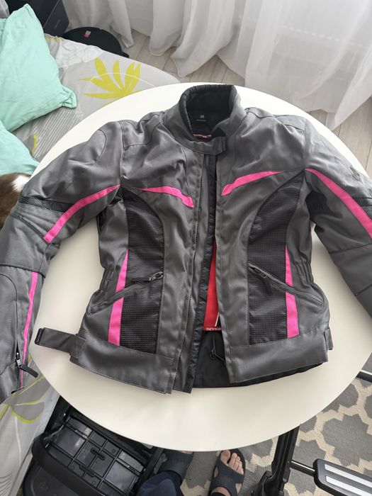 Geaca moto dama + genunchere