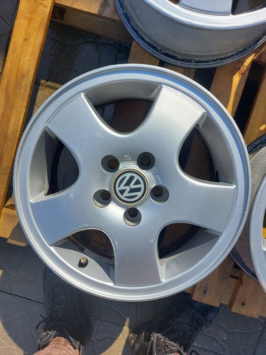 4ри бр алуминиеви джанти 14цола 5×100; ет 38; 57.1мм,оригинални,немски