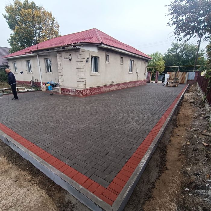 Укладка брусчатки