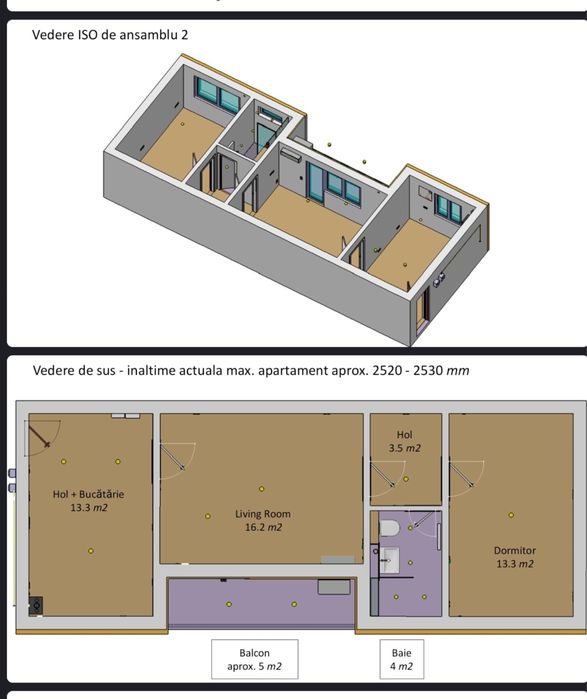 PROPRIETAR | Apartament 2 camere, gata de mutare în Cartierul Săsar