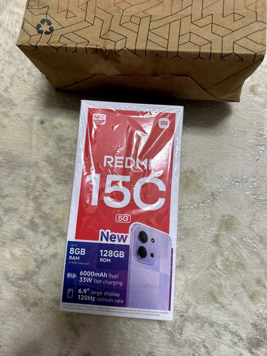 Нов Смартфон Xiaomi Redmi 15C 5G 8 gb / 128 GB