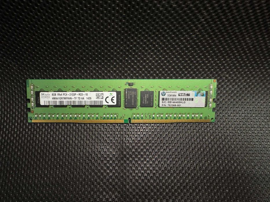 DDR4 8GB ECC RDIMM 2133MHz SK Hynix Memorie RAM Server