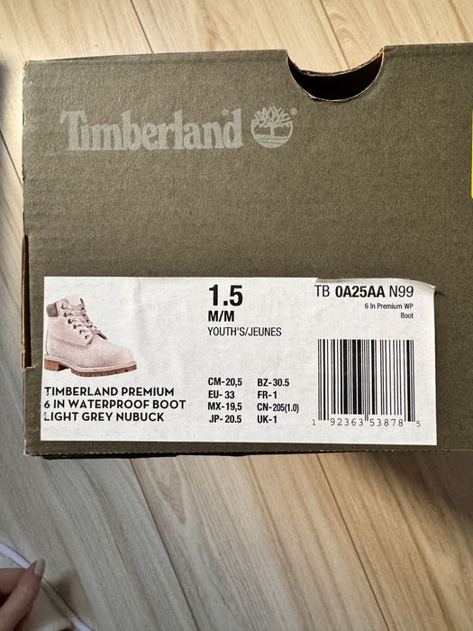 Ботинки детские TIMBERLAND оригинал