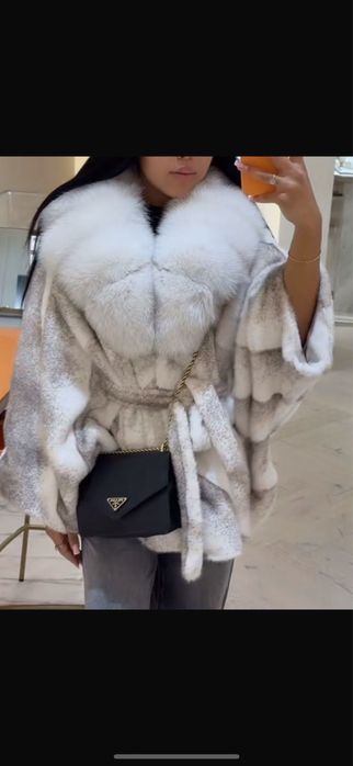 Alcantara blana naturala vulpe