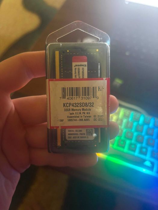 kingstone ram placuta sigilata 32 gb ram ddr4 3200