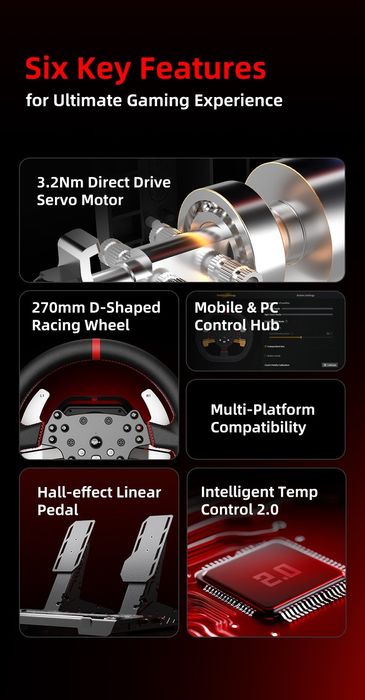 Volan gaming PXN V10 Ultra