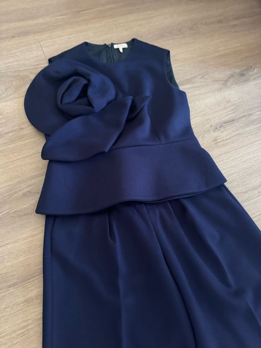 Луксозен тъмно син сет Delpozo