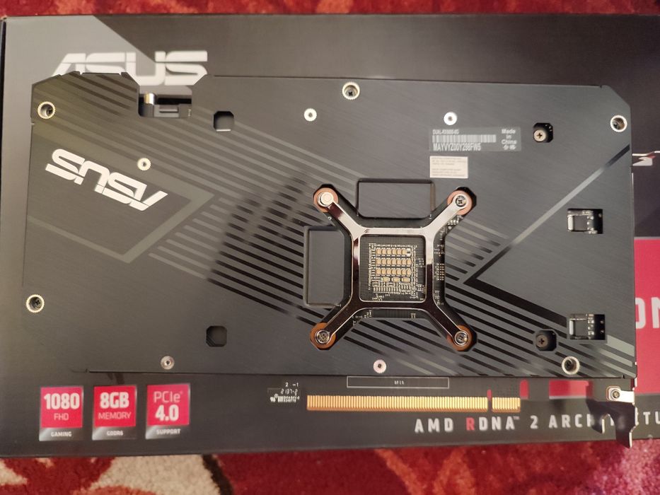 Asus Dual  RX 6600 8GB видео карта