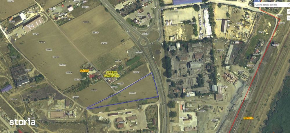 Teren Intravilan Ovidiu- 250 Euro/Mp
