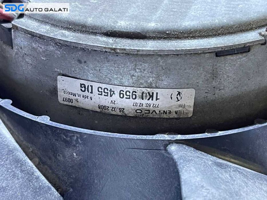 Ventilator Electroventilator Mic VW Golf 5 1.4 TSI BLG BMY CAXA 2004 - 2008 Cod 1K0959455DG [AV1080]
