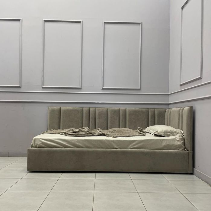 Угловая деткая мягкая кровать Molly