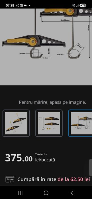 Suport prindere scara