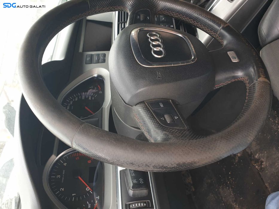 Volan Piele 3 Spite S Line cu Uzura Fara Airbag Audi A6 C6 4F 2005 - 2011 [C5614]