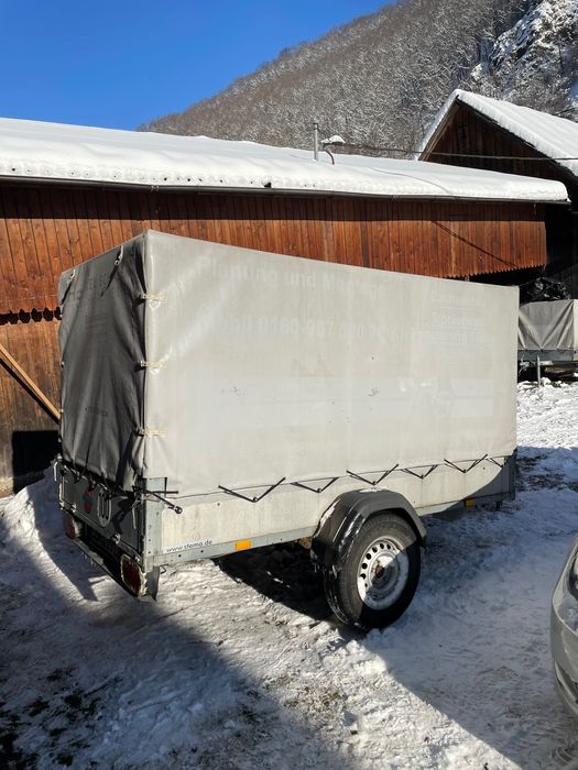 Remorcă Stema 1300 kg cu sistem frânare  import Germania