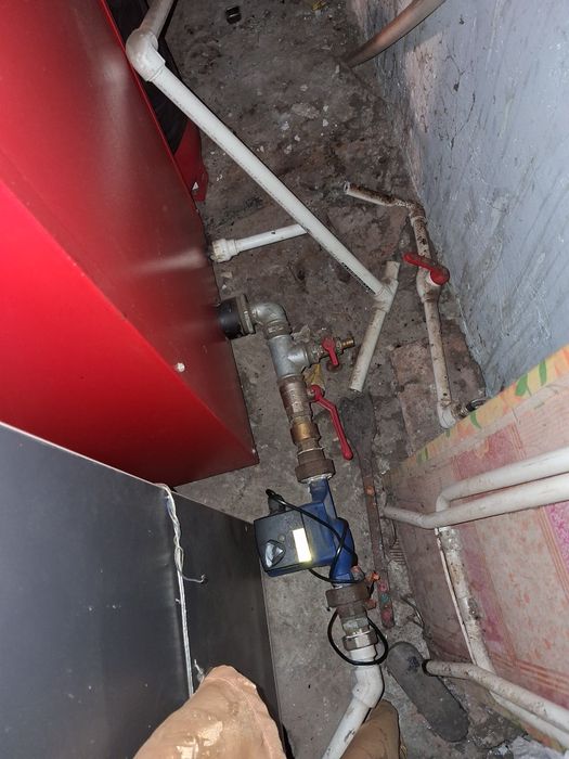 Centrală pe lemne si brichete ruf 27 kw