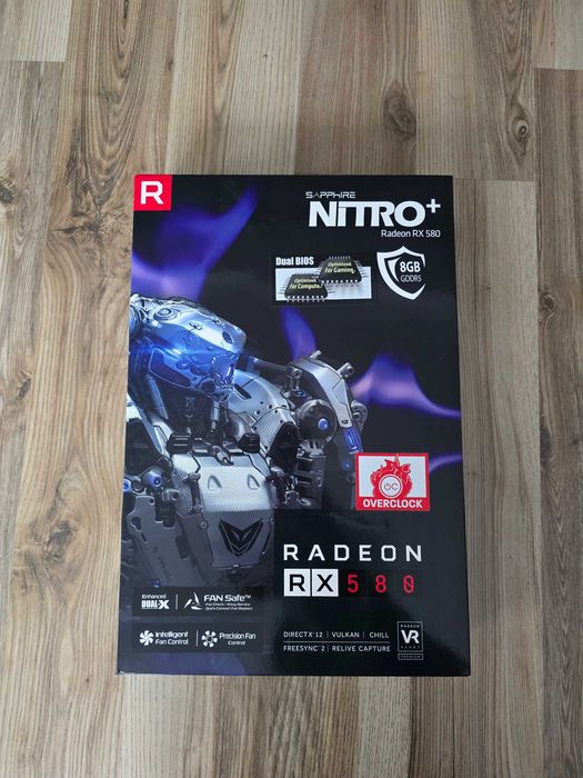 Placa video Sapphire RX 580 Nitro+ 8 GB GDDR5