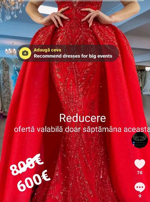 Rochie de ocazie rosie