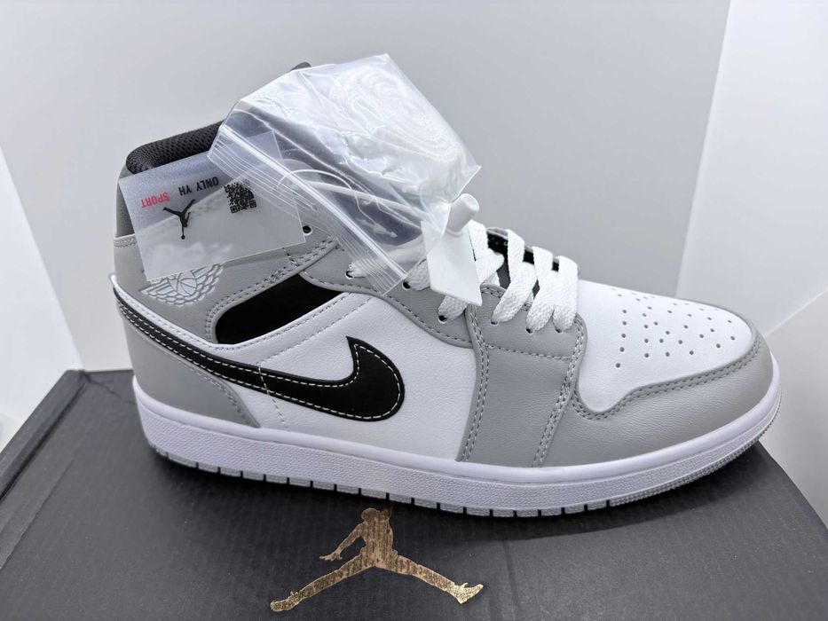 Nike Air Jordan 1 Mid Light Smoke Grey Anthracite