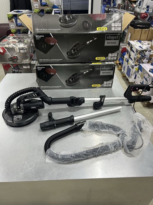 Жираф -Шлайф машина за гипсокартон Scheppach black TBS915-BE 710 W