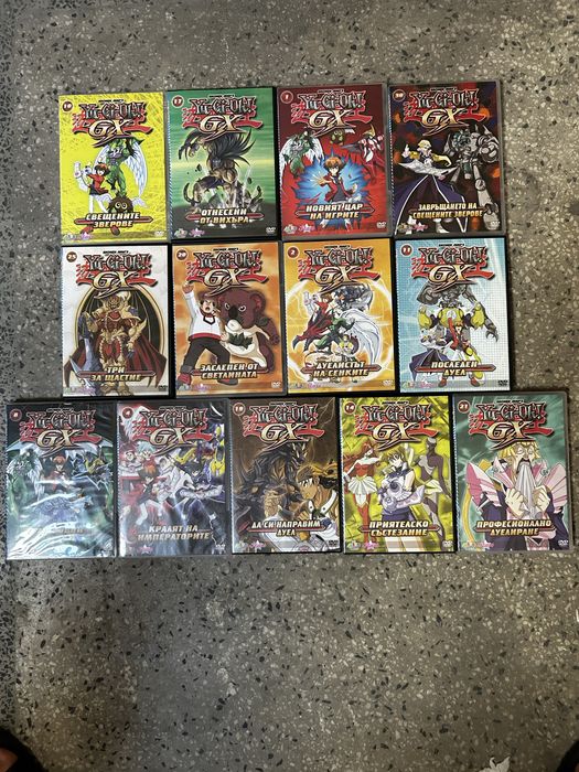 Yu-Gi-Oh GX на DVD и Трансформърс
