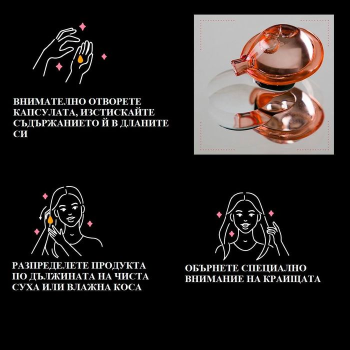 Есенция за коса в капсули, 20 бр.Тианде