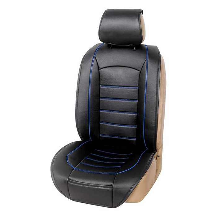Калъф за седалка на МПС 3019 1 Брой - Черно/Синьо