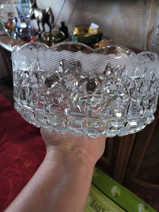 Хрусталь! Чехия! Две очень красивые конфетницы!