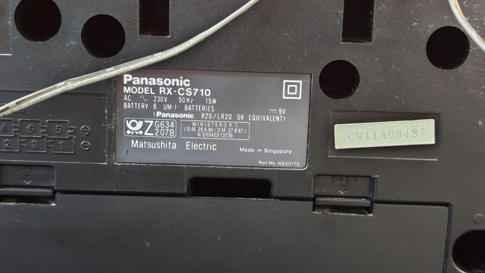 Radiocasetofon Panasonic RX-CS710
