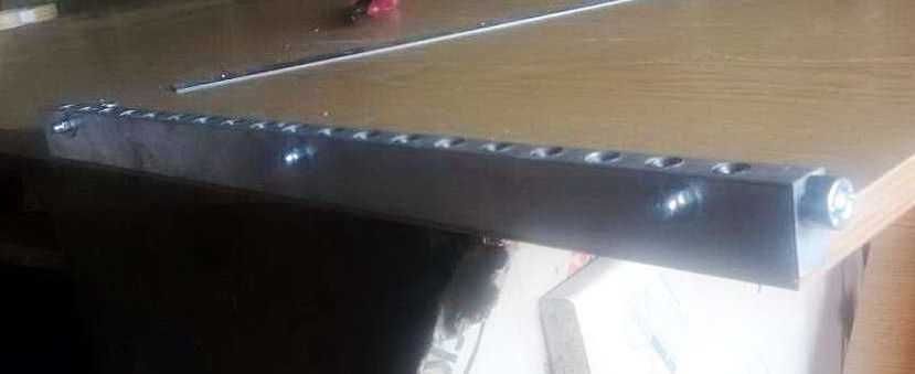 Sablon template mobilier PAL 18mm L=500mm pentru ericsoane gauri 5mm