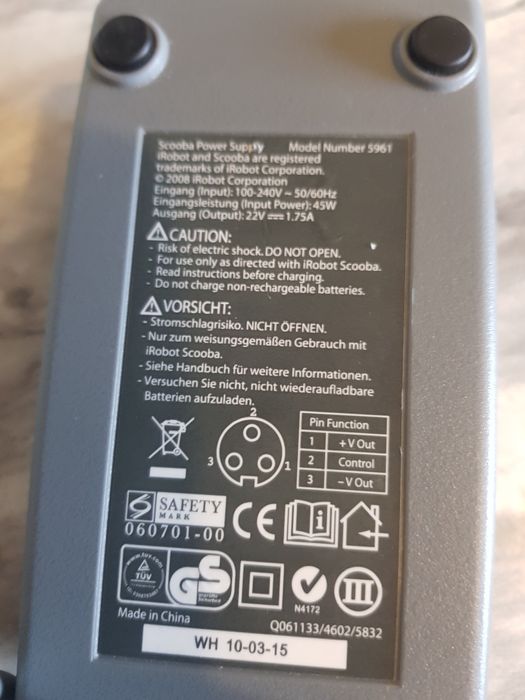 Incarcator iRobot 22V 1.75A / irobot 22.5V 1.25A